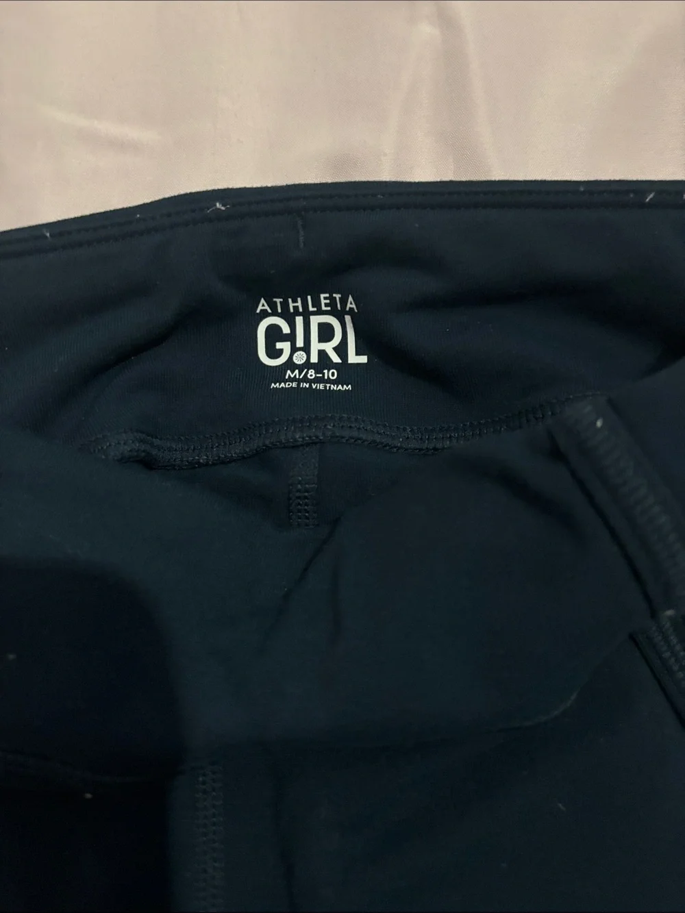 Athleta Girls' Athletic Leggings with Side Twist Detail